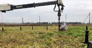Установка винтовых свай Симферополь цена от 3126 руб.